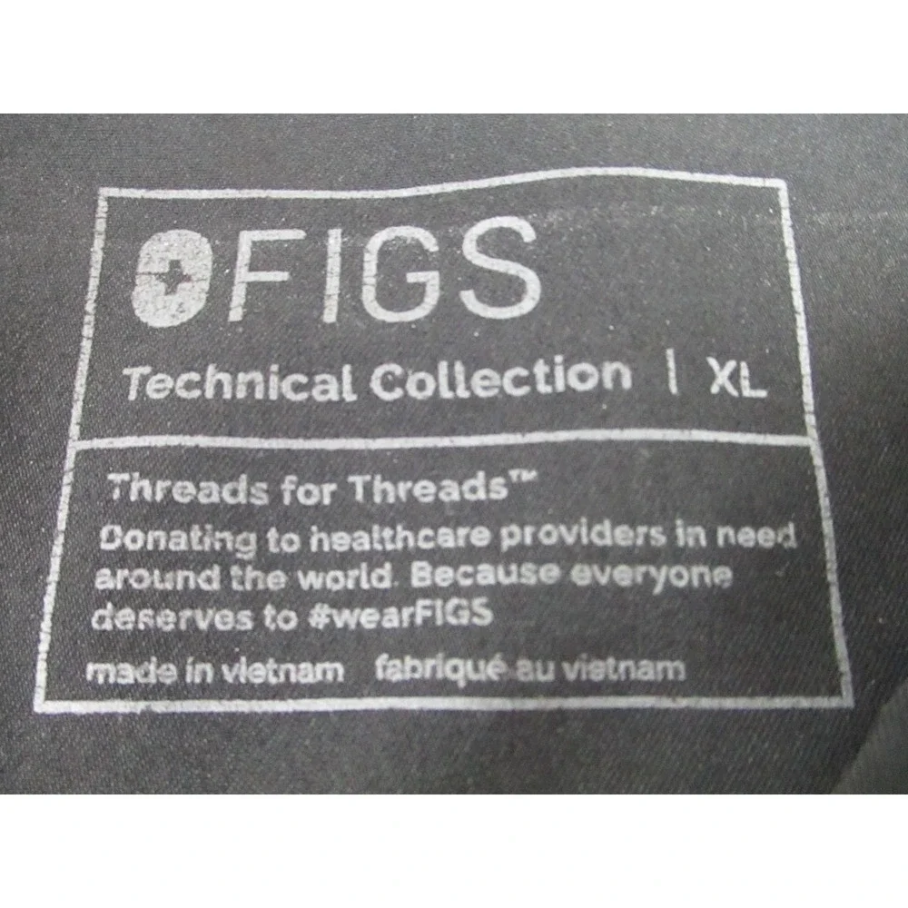 FIGS Technical Collection Scrub Set Mens‎ XL Shirt Large Pants Medical Uniform